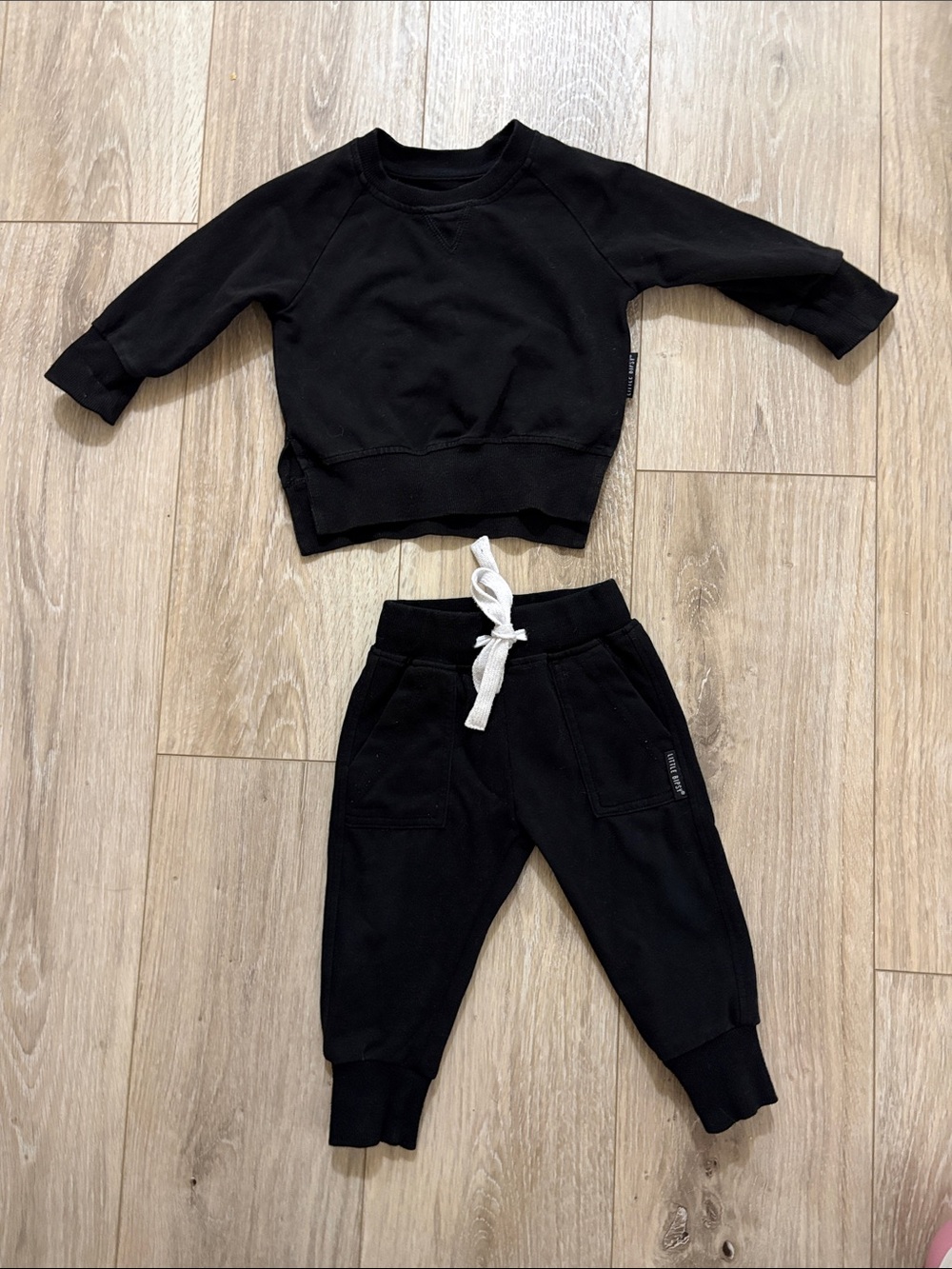 Little Bipsy Black Jogger and pullover